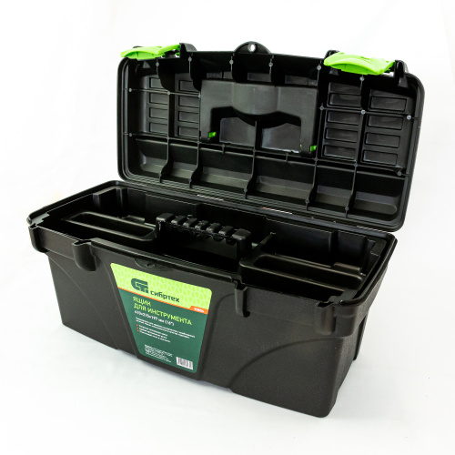 Ящик для инструмента, 410 х 215 х 197 мм, 16", пластик Сибртех купить в Москве с доставкой по всей России | ProtosMarket.ru