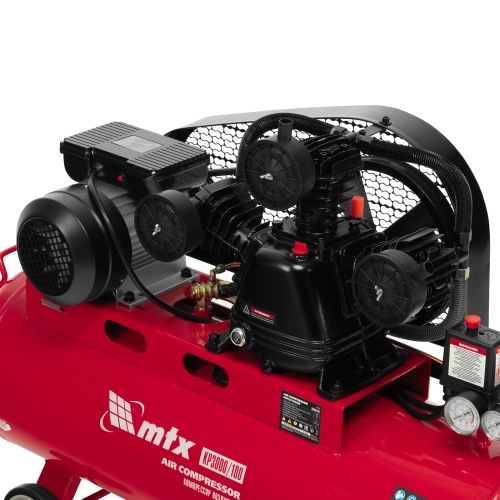 Компрессор воздушный ременный привод КР3000/100  3,0 кВт, 100 литров, 510 л/мин МТХ по ценам производителя в Москве с доставкой по всей России