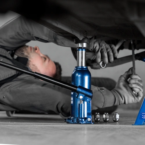 Домкрат гидравлический бутылочный, 6 т, h подъема 207-404 мм Stels купить в Москве с доставкой по всей России | ProtosMarket.ru