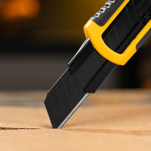 Лезвия, 18 мм, сталь SK4 - 0,5 мм, супер острые, многосегментные, 5 штук Denzel купить в Москве с доставкой по всей России | ProtosMarket.ru