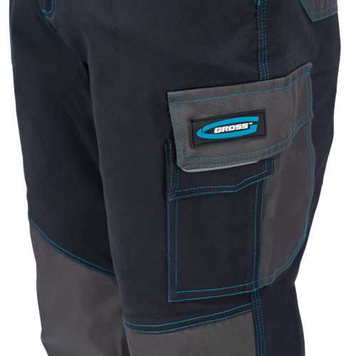 Брюки профессиональные рабочие, 97% хлопок 3% спандекс, M Gross купить в Москве с доставкой по всей России | ProtosMarket.ru