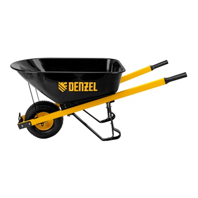 Тачка строительная, усиленная, объем 140 л, 230 кг, колесо 15х6.00-6 Denzel купить в Москве с доставкой по всей России | ProtosMarket.ru