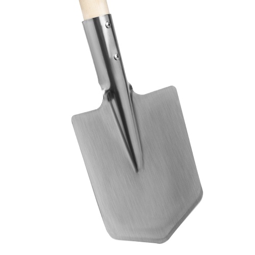Лопата саперная, нержавеющая сталь, 153х180х585 мм, деревянный черенок, Россия, Сибртех купить в Москве с доставкой по всей России | ProtosMarket.ru