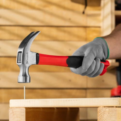 Молоток-гвоздодер optimal, 450 г, фибергласовая обрезиненная рукоятка Matrix купить в Москве с доставкой по всей России | ProtosMarket.ru