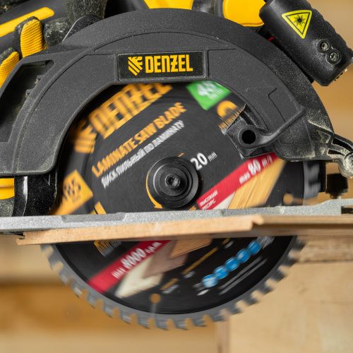 Пильный диск по ламинату ф185 х 20 мм, 48 зубьев Denzel купить в Москве с доставкой по всей России | ProtosMarket.ru