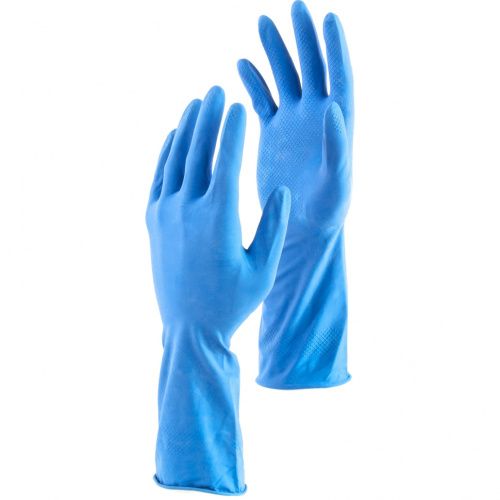 Перчатки хозяйственные латексные c двойным хлопковым напылением, XL, Сибртех купить в Москве с доставкой по всей России | ProtosMarket.ru