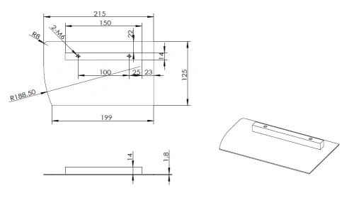 Лопасти для  TSS DMR600 (к-т из 4 лопастей) по ценам производителя в Москве с доставкой по всей России