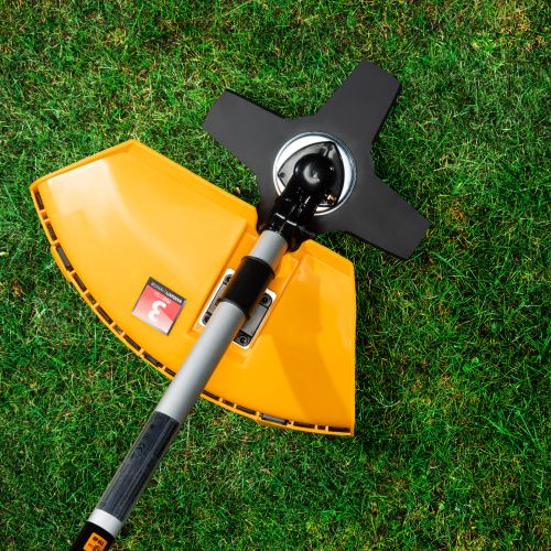 Диск для триммера, 230 х 25.4 мм, толщина 1.6 мм, 4 лезвия Denzel купить в Москве с доставкой по всей России | ProtosMarket.ru