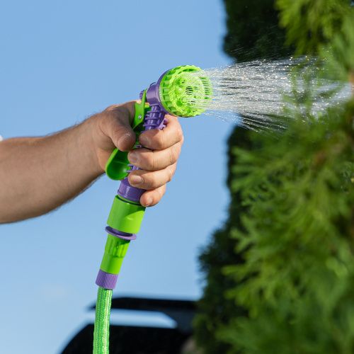 Набор поливочный, шланг 5-15 м, пистолет 7 реж., с быстросъемным соединителем Palisad купить в Москве с доставкой по всей России | ProtosMarket.ru