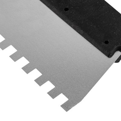 Шпатель из нержавеющей стали, 250 мм, зуб 8 х 8 мм, пластмассовая ручка Sparta купить в Москве с доставкой по всей России | ProtosMarket.ru