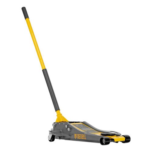 Домкрат гидравлический подкатной, 3 т, 75-500 мм, быстрый подъем, низкий подхват, проф. Denzel купить в Москве с доставкой по всей России | ProtosMarket.ru