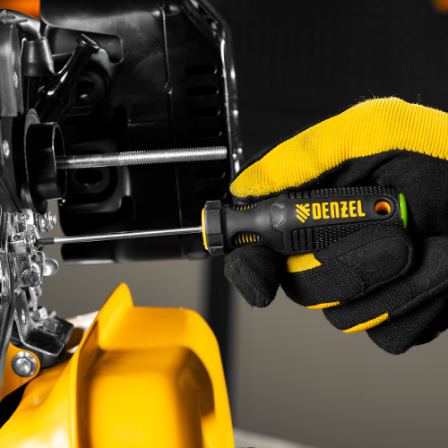 Отвертка PZ0x75 мм, CrV, трехкомпонентная рукоятка Denzel купить в Москве с доставкой по всей России | ProtosMarket.ru