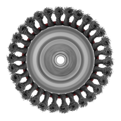 Щетка для УШМ, 150 мм, М14, "чашка", крученая проволока 0.5 мм Matrix купить в Москве с доставкой по всей России | ProtosMarket.ru