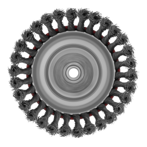 Щетка для УШМ, 150 мм, М14, "чашка", крученая проволока 0.5 мм Matrix купить в Москве с доставкой по всей России | ProtosMarket.ru