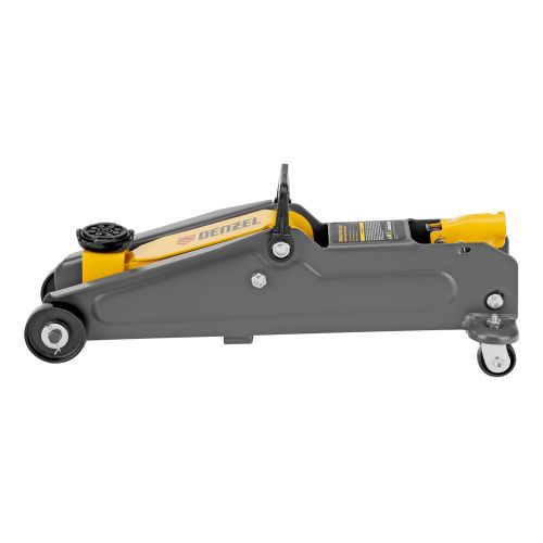 Домкрат гидравлический подкатной, 2 т, 135-385 мм, в пласт. кейсе Denzel купить в Москве с доставкой по всей России | ProtosMarket.ru