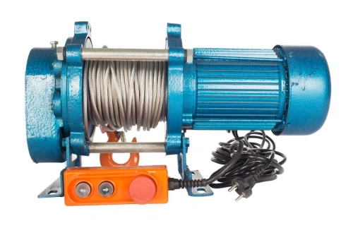 Лебедка электрическая  300 кг  30 м с канатом 220 В TOR KCD по ценам производителя в Москве с доставкой по всей России