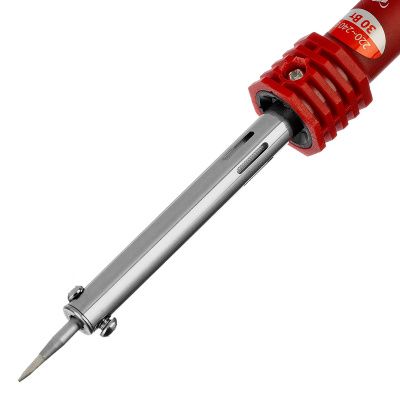 Паяльник, пластиковая рукоятка, медный наконечник с долговечным защитным покрытием, 220 В, 30 W Matrix купить в Москве с доставкой по всей России | ProtosMarket.ru