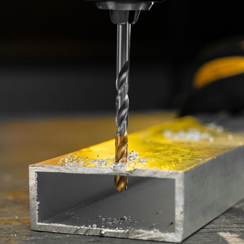 Сверло спиральное по металлу 5 x 86 мм, Р6М5, Golden Tip  Denzel купить в Москве с доставкой по всей России | ProtosMarket.ru