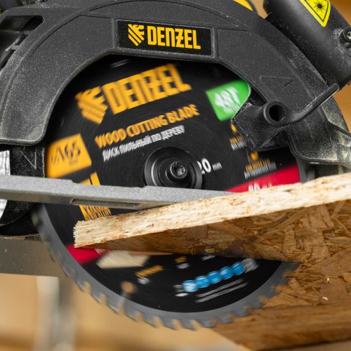 Пильный диск по дереву ф165 х 20 мм, 48 зубьев Denzel купить в Москве с доставкой по всей России | ProtosMarket.ru