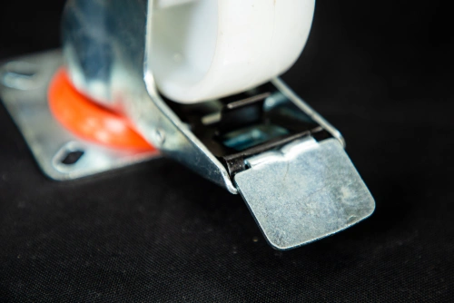 Колесо поворотное полипропилен SRCnb 42 100 мм с тормозом (N) купить в Москве с доставкой по всей России | ProtosMarket.ru