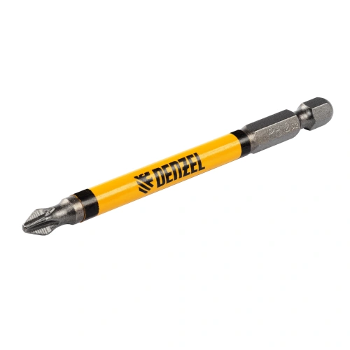 Бита PH2х90, сталь S2, цилиндр., 10 шт. Е 6,3 Denzel купить в Москве с доставкой по всей России | ProtosMarket.ru