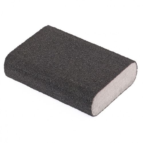 Губка для шлифования, 100 х 70 х 25 мм, овал, твердая, P 80 Matrix купить в Москве с доставкой по всей России | ProtosMarket.ru