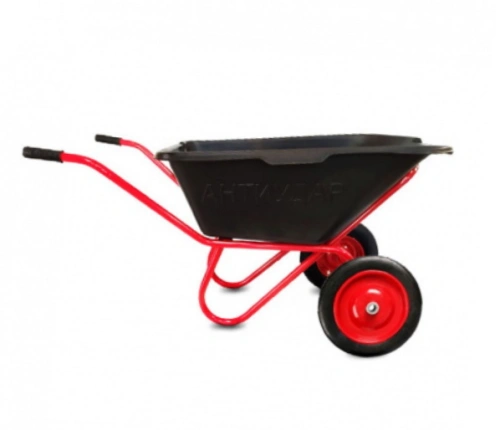 Тачка строительная 110 л 200 кг "Антиудар" двухколёсная с пневмоколесом по ценам производителя в Москве с доставкой по всей России