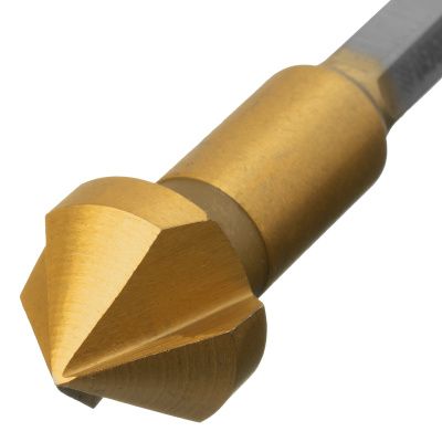 Зенковка конусная под М8, HSS, по металлу, 6-гранный хвостовик Denzel купить в Москве с доставкой по всей России | ProtosMarket.ru