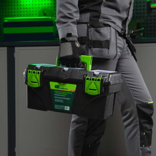 Ящик для инструментов 16”, с органайзерами Сибртех купить в Москве с доставкой по всей России | ProtosMarket.ru