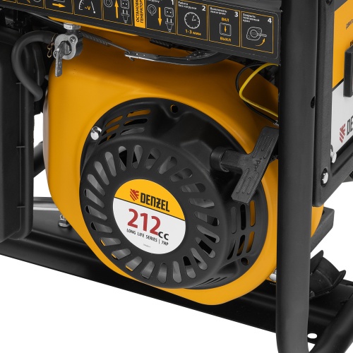 Генератор бензиновый PS 28, 2.8 кВт, 230 В, 15 л, ручной стартер Denzel купить в Москве с доставкой по всей России | ProtosMarket.ru