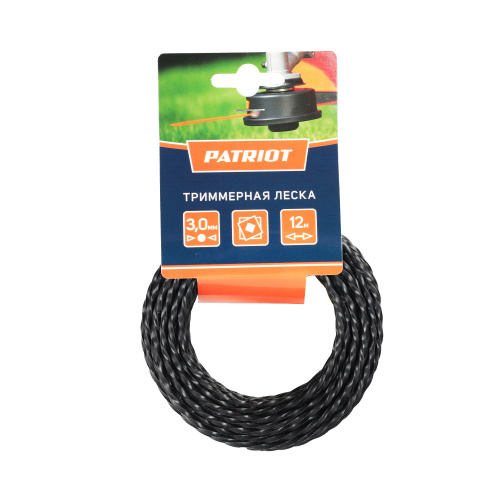 Леска D 3,0 мм L 12 м (скрученный квадрат, черная) купить в Москве с доставкой по всей России | ProtosMarket.ru