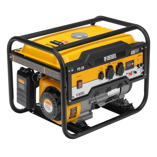 Генератор бензиновый PS 28, 2.8 кВт, 230 В, 15 л, ручной стартер Denzel купить в Москве с доставкой по всей России | ProtosMarket.ru