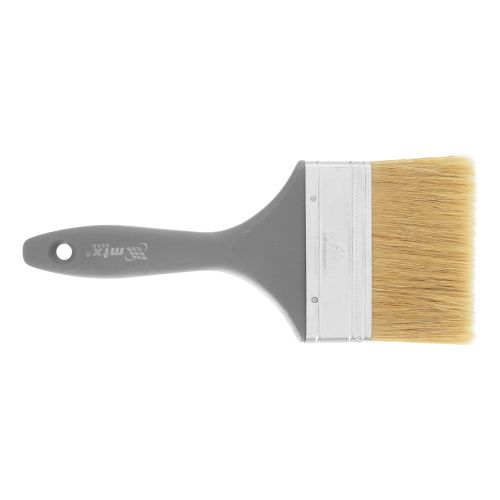 Кисть плоская "Евро" 4", натуральная щетина, пластмассовая ручка MTX купить в Москве с доставкой по всей России | ProtosMarket.ru