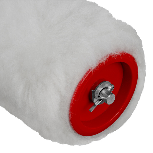 Валик "Искусственный мех", в сборе, 200 мм, D 48 мм, D ручки 6 мм, крепление шплинтом Сибртех купить в Москве с доставкой по всей России | ProtosMarket.ru