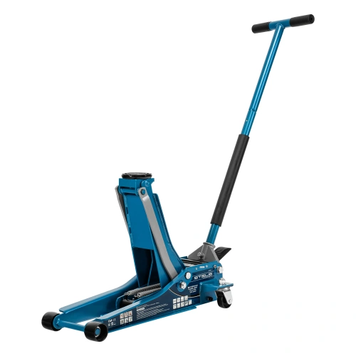 Домкрат гидравлический подкатной 3 т, быстрый подъем, Low profile quick lift, 75-505 мм, профессиональный STELS по ценам производителя в Москве с доставкой по всей России