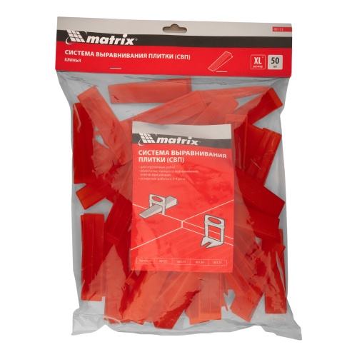 Клин для системы выравнивания плитки СВП Ворота XL, 50 шт. в пакете Matrix купить в Москве с доставкой по всей России | ProtosMarket.ru