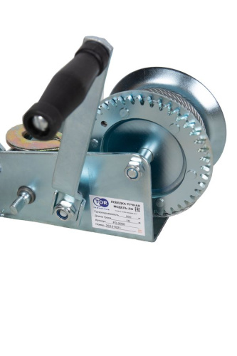 Лебедка ручная TOR ЛФ-2000 (FD) г/п 0,9 т длина троса 10 м купить в Москве с доставкой по всей России | ProtosMarket.ru