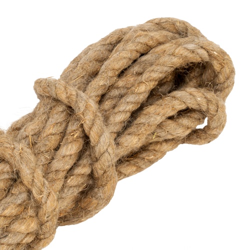 Веревка льнопеньковая, D 10 мм, L 10 м, крученая Россия Сибртех купить в Москве с доставкой по всей России | ProtosMarket.ru