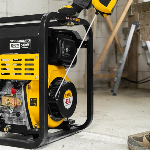 Генератор дизельный DES-55, 5,5 кВт, 230 В, 11 л, ручной стартер Denzel купить в Москве с доставкой по всей России | ProtosMarket.ru