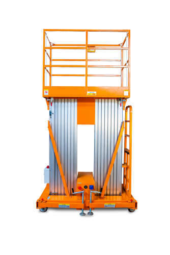 Подъемник мачтовый аккумуляторный 200 кг 12/14 м TOR GTWY12-200S DC 2-мачтовый купить в Москве с доставкой по всей России | ProtosMarket.ru