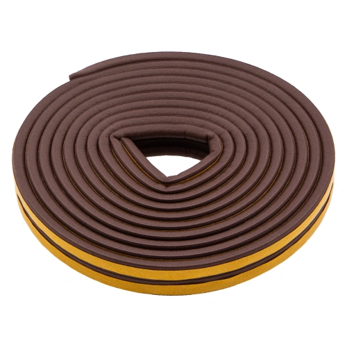 Уплотнитель резиновый, 6 м, профиль "P", коричневый Сибртех купить в Москве с доставкой по всей России | ProtosMarket.ru