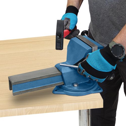 Тиски слесарные, 140 мм, поворотные (Глазов) купить в Москве с доставкой по всей России | ProtosMarket.ru