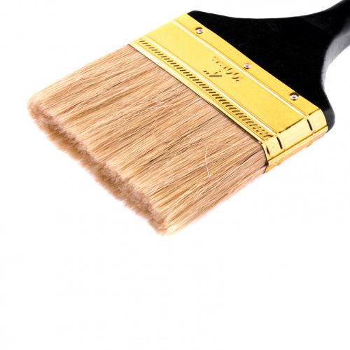 Кисть плоская "Профи" 4", натуральная щетина, деревянная ручка MTX купить в Москве с доставкой по всей России | ProtosMarket.ru