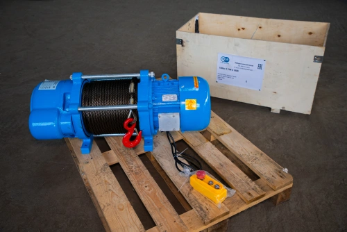 Лебедка электрическая 1000кг  70м с канатом 380В TOR KCD* купить в Москве с доставкой по всей России | ProtosMarket.ru