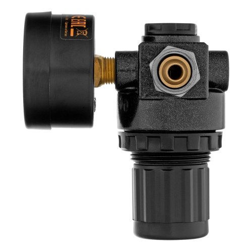 Регулятор давления с манометром R1500, 12 бар, 1/4" Denzel купить в Москве с доставкой по всей России | ProtosMarket.ru