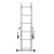 Лестница, 2 х 6 ступеней, алюминиевая, двухсекционная, Сибртех купить в Москве с доставкой по всей России | ProtosMarket.ru