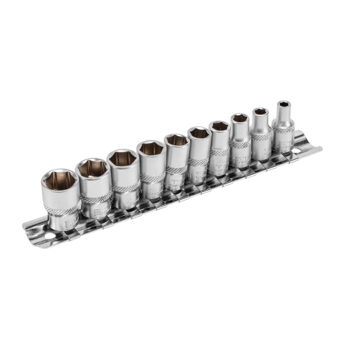 Набор торцевых головок, 1/4, шестигранные, CrV, 10 шт, 4-13 мм Stels купить в Москве с доставкой по всей России | ProtosMarket.ru