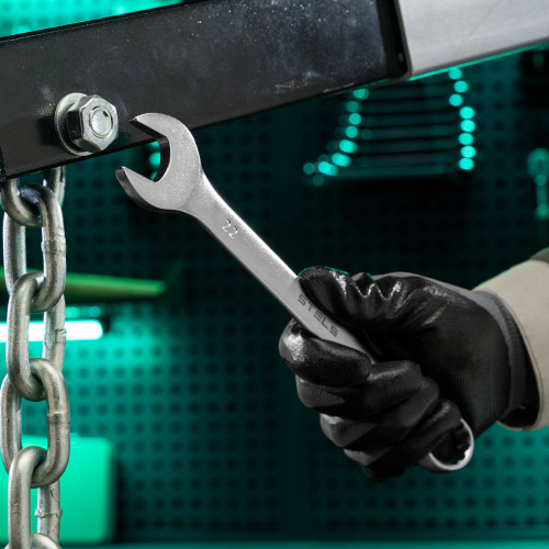 Ключ комбинированный, 22 мм, CrV, матовый хром Stels купить в Москве с доставкой по всей России | ProtosMarket.ru