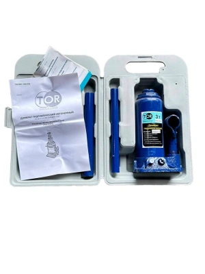 Домкрат гидравлический TOR ДГ-3 г/п 3,0 т (в пластиковом кейсе) купить в Москве с доставкой по всей России | ProtosMarket.ru