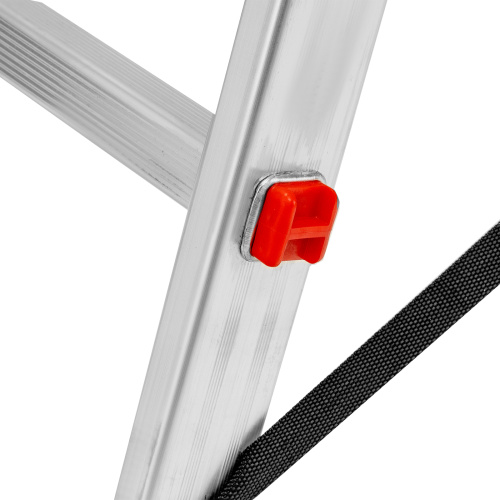 Лестница, 2 х 8 ступеней, алюминиевая, двухсекционная, Сибртех купить в Москве с доставкой по всей России | ProtosMarket.ru